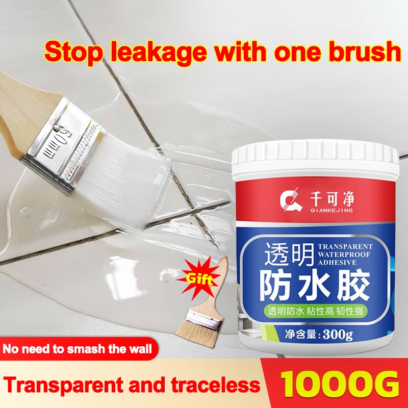 Stops leakage immediately after application. transparent waterproof sealant coating glue seals