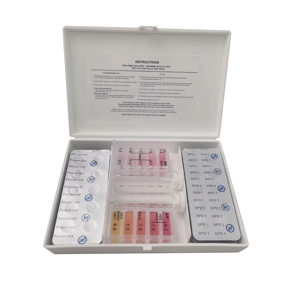 Pool Effervescent tablet 2-in-1 Pool water pH /DPD1 Chlorine test ...