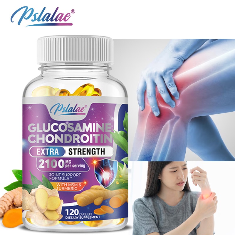 GLUCOSAMINE CHONDROITIN, with MSM and Turmeric, for healthy ... - Glucosamine Msm For Joint Inflammation