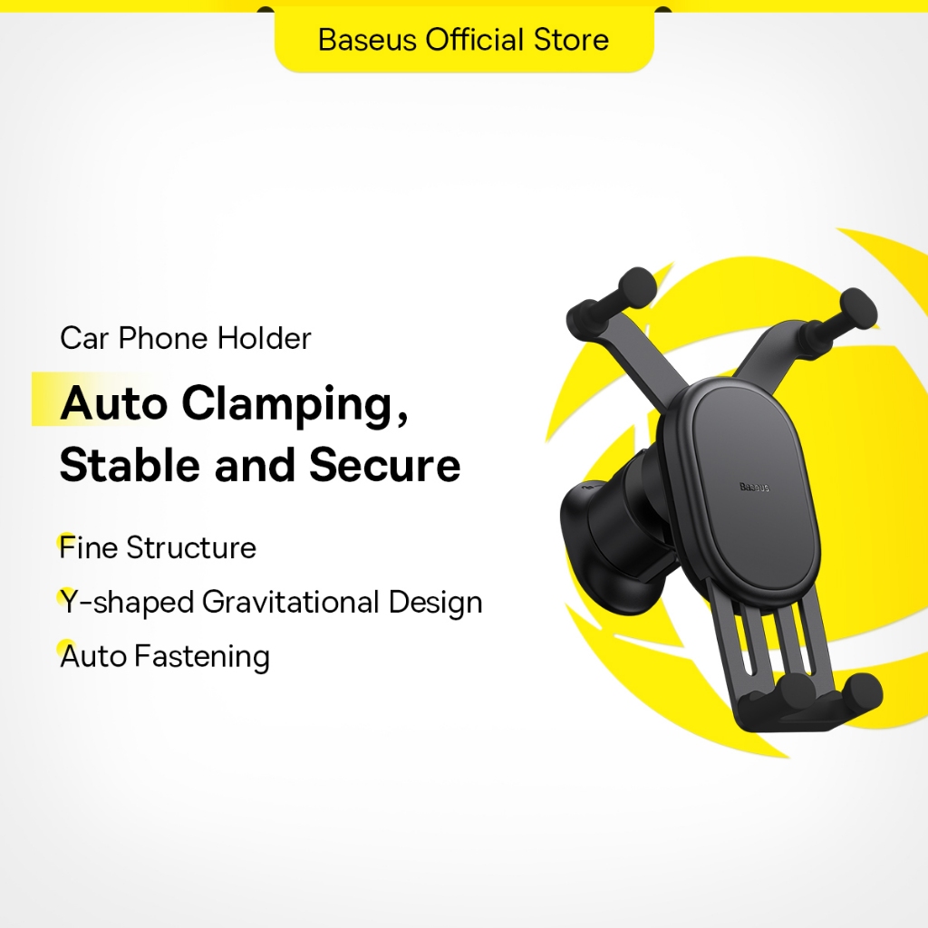 Baseus Gravitational Car Mount Air Car Phone Holder Air Vent Universal ...