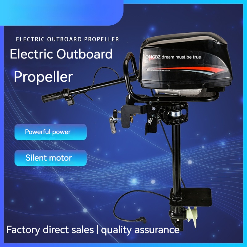 48V1000W Electric Outboard Motor with Gear Shaft ForwardNeutralReverse For Fishing Boats