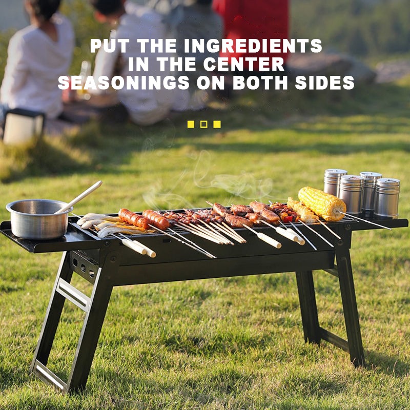 Portable Foldable Barbecue Rack Outdoor Barbecue Rack Portable Barbecue ...