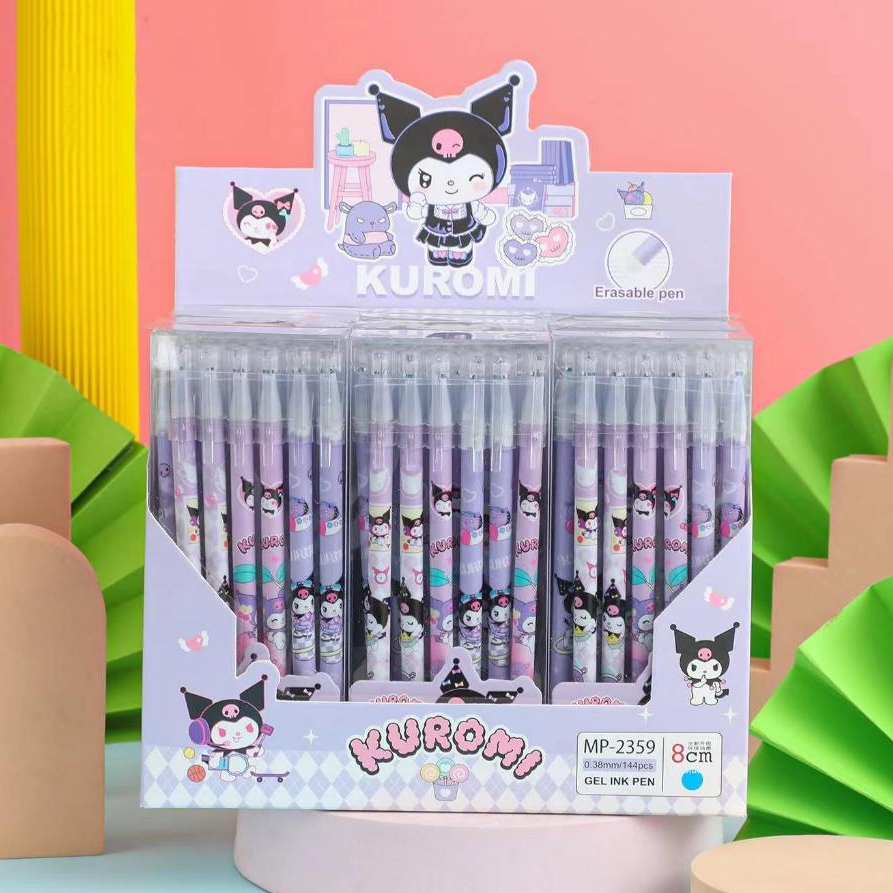 [12PCS] Sanrio gel pen Kuromi/Gemini/Melody/Astronau student learning ...