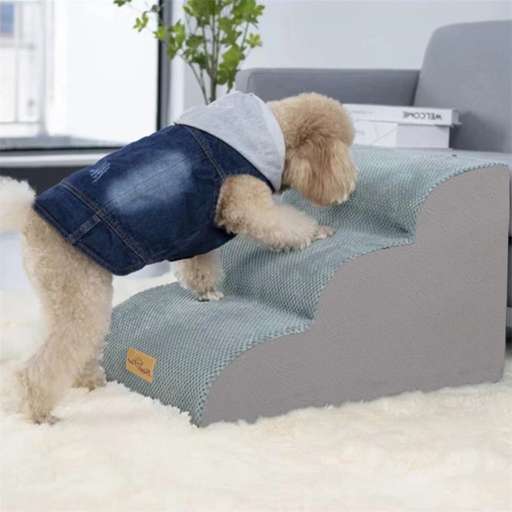 Bingopaw 3/4/ 5 Steps Pet Dog Stairs for High Beds and Sofa, High ...