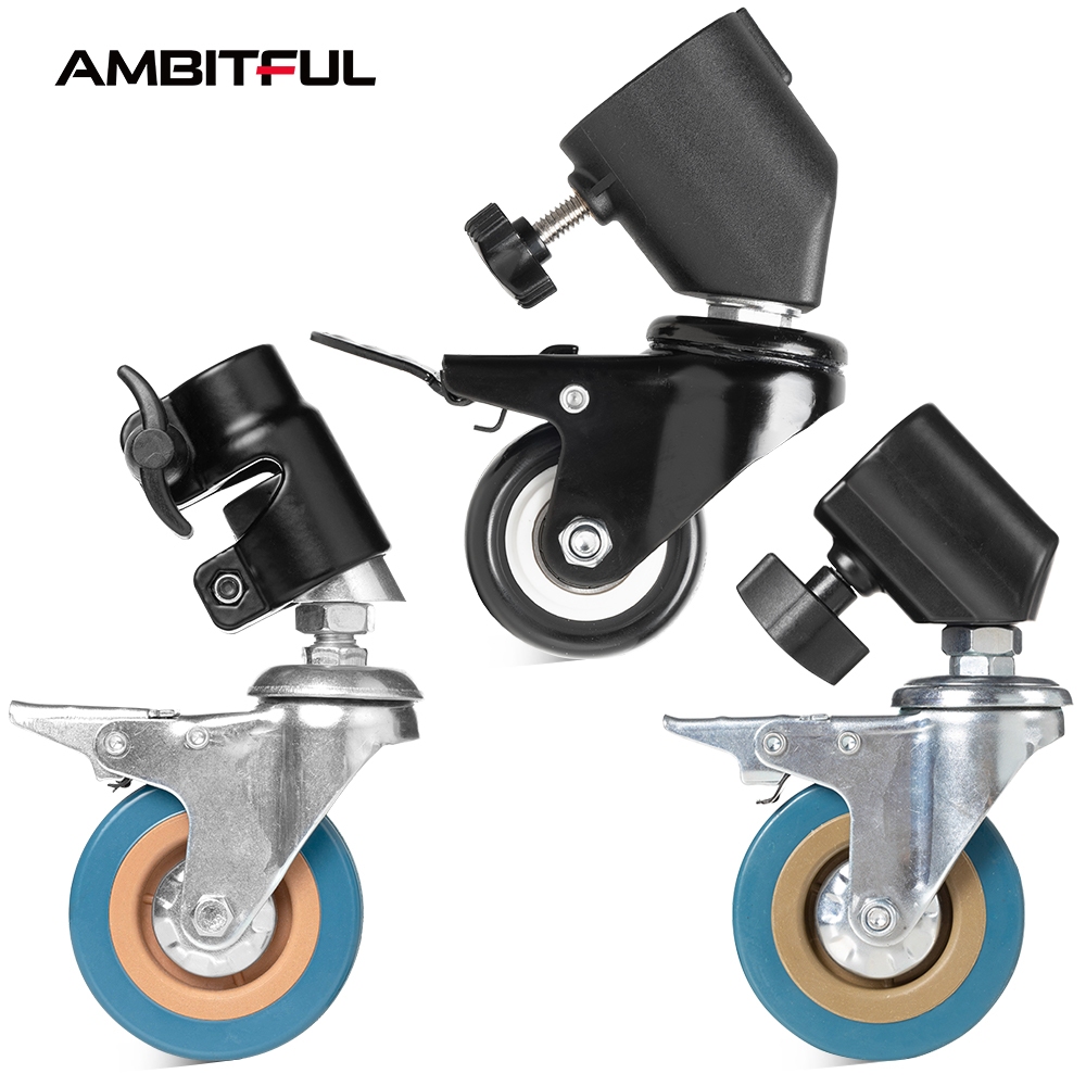 YUNTENG VCT800 for lighting with brake tube foot casters studio with