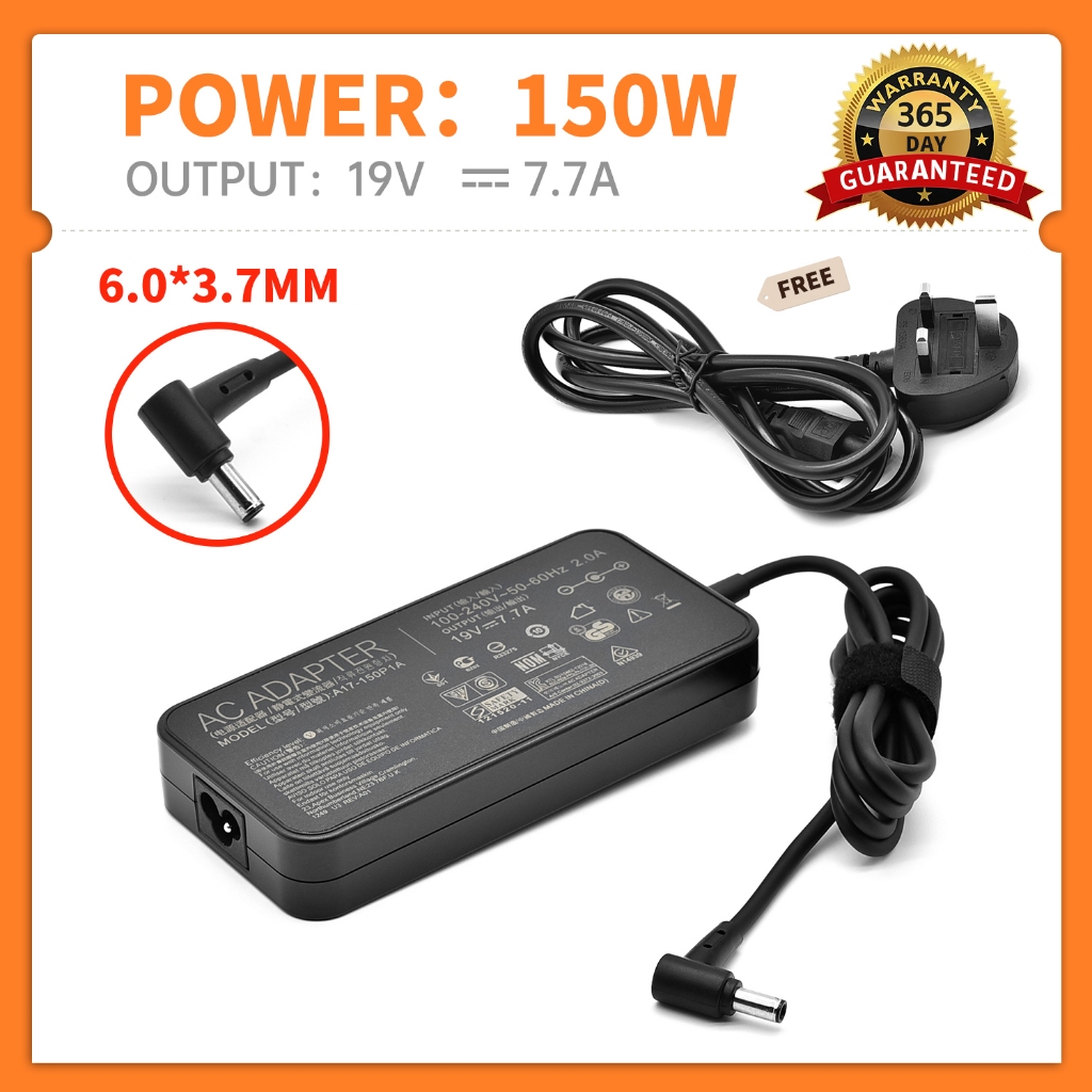 Asus 150W 20V 7.5A Charger AC Adapter for ASUS TUF Rog: ADP-150CH B A18 ...