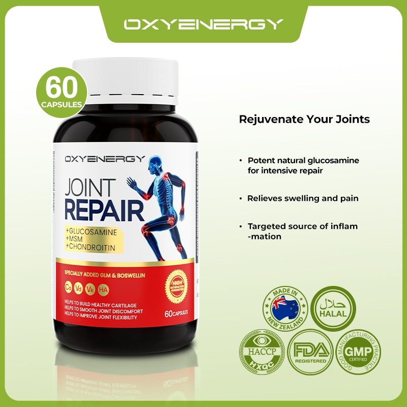 Oxyenergy Glucosamine Chondroitin Joint repair / Capsules nourish ...