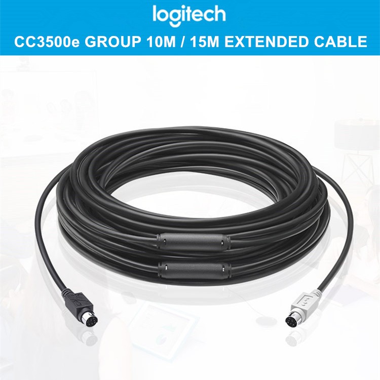 ORIGINAL LOGITECH CC3500e GROUP 10M / 15M EXTENDED CABLE | Shopee Malaysia