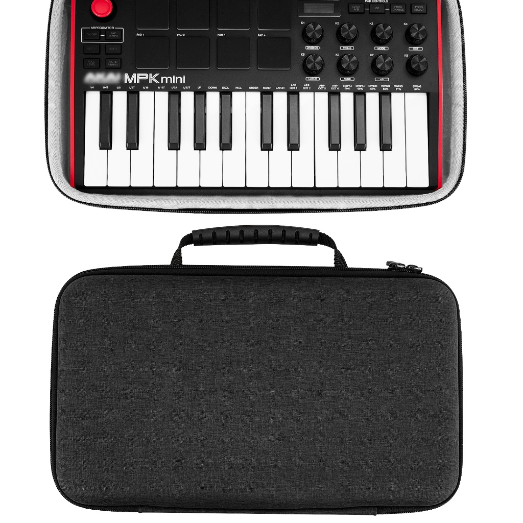 AKAI MPK mini play と専用ケース Amazon.com: ANALOG CASES Akai MPK Mini Plus Case - Custom