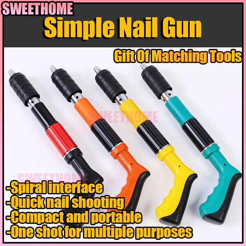 【Malay Delivery】7.2 mm Simple nail gun Powerful fast fastening tool ...