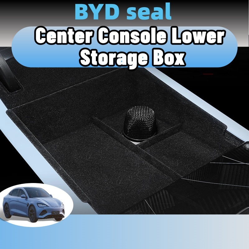 BYD seal Center Console Lower Storage Box ABS Segmented Armrest Insert