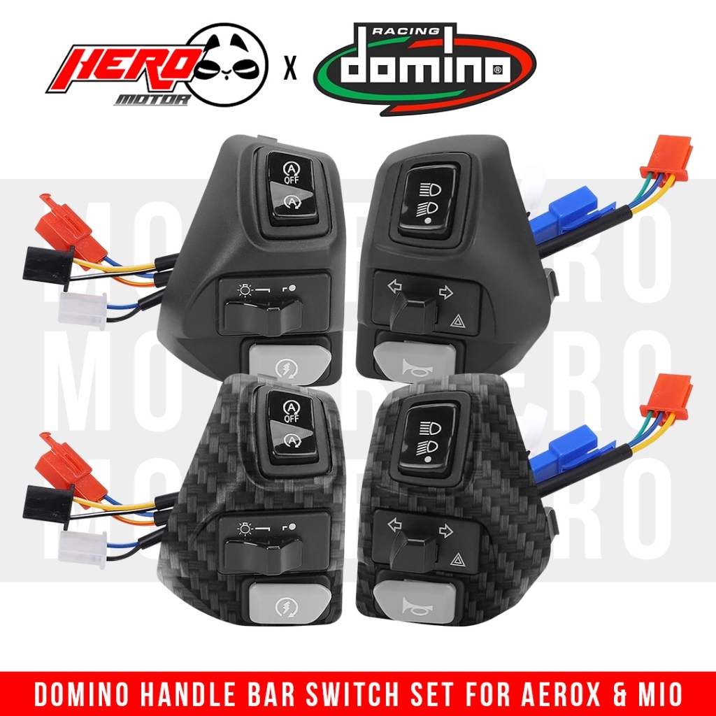 【NEW】2024 New Domino Switch Carbon For Yamaha Aerox/Mio M3/Mio Sporty ...