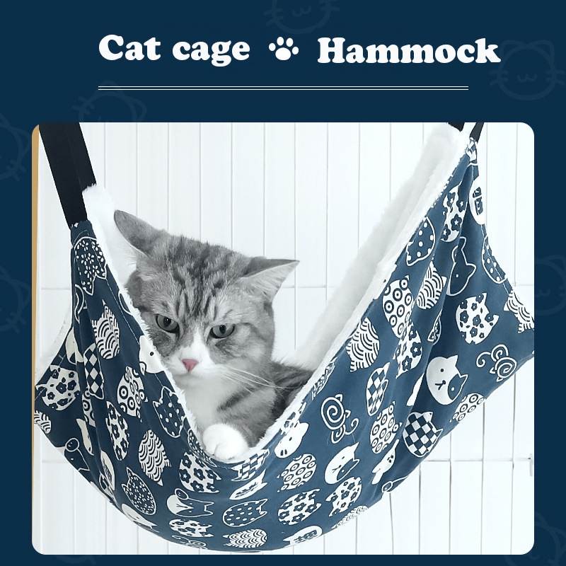 2-Pack Reversible Cat Hammock For Cages - Soft Hanging Pet Bed For Small Animals, Rabbits & Kittens
