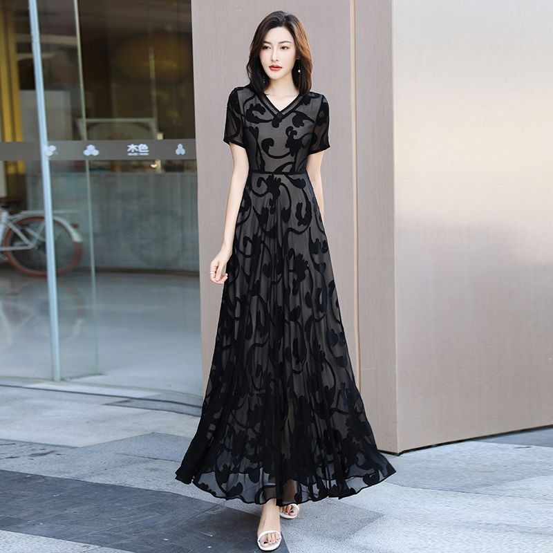 Elegant Dresses Formal Dress For Short Ladies Black Evening Dress