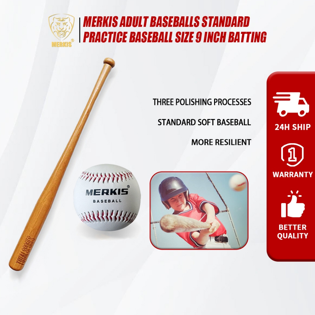 Wooden Baseball Bat 29 Inches Softball Bat Professional Hardwood ...