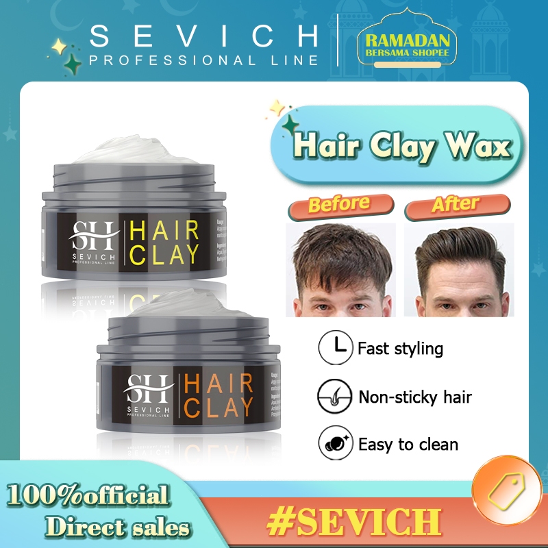 SEVICH Hair Clay Strong Styling Matte (100g) Shopee Malaysia