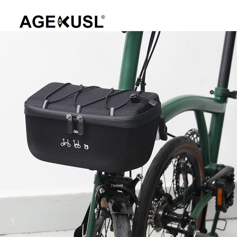 AGEKUSL Bike Front Bag Basket Bags Front Rack Pack Carrier Cycling Bags ...