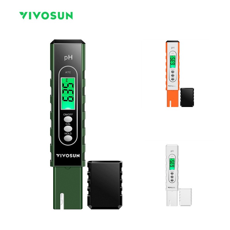 VIVOSUN PH Meter Digital PH Tester Pen 0.01 High Accuracy Water Quality ...