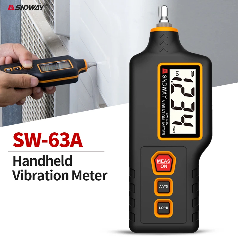 SNDWAY Vibration Instrument SW-63A SW-65A Portable Vibration Tester ...