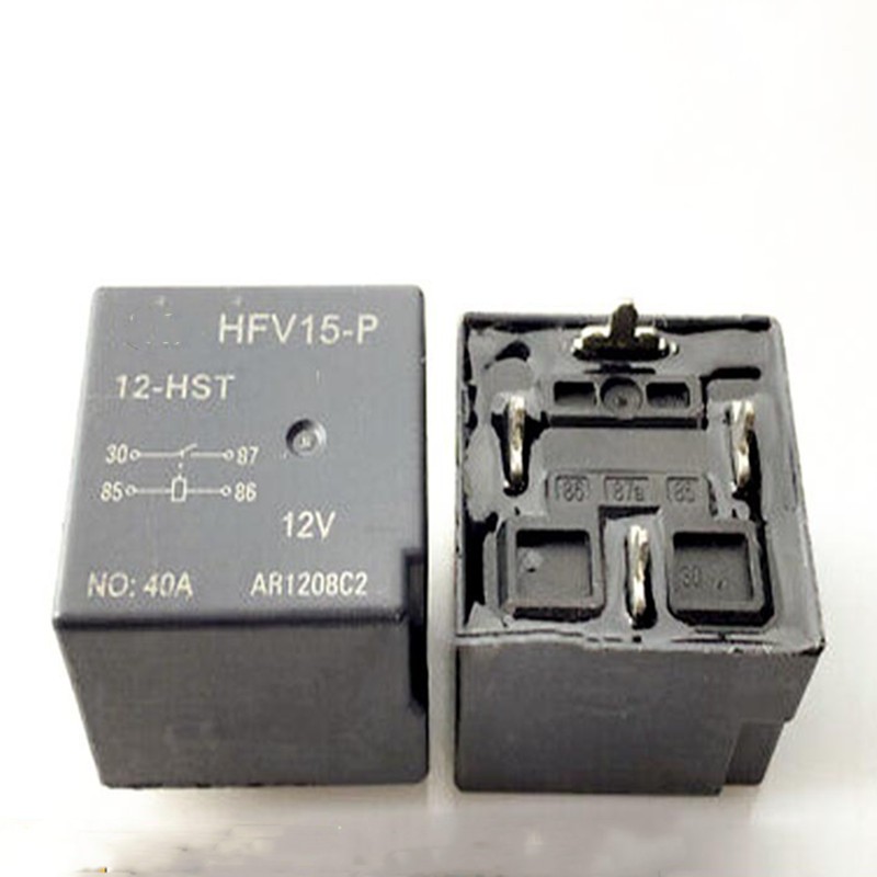 Automobile Relay HFV15-P 12-HST 12V 40A 4-Pin Automobile Central ...