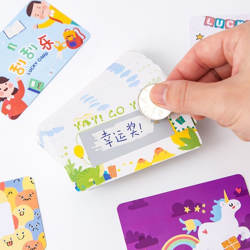 KKS Scratch Card Sanrio Scratch Raffle Ticket Homemade Lucky Rewards ...