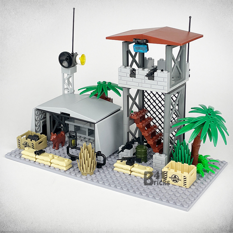 MOC Military Base Building Model Toys,Compatible with Legoed Bricks ...