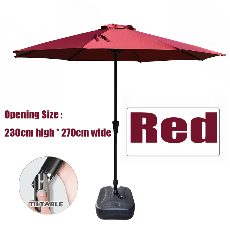 Malaysia Spot Garden Umbrella Outdoor Patio Umbrella Waterproof Uv ...