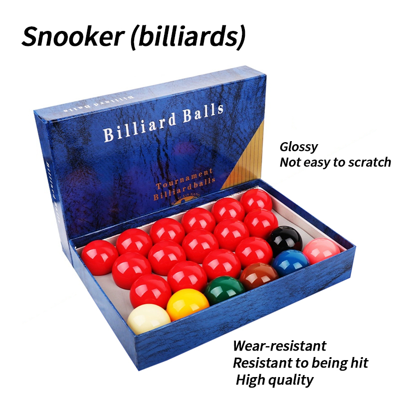 Domestic 3A Blue Box Crystal Snooker Billiards British Billiards Balls ...