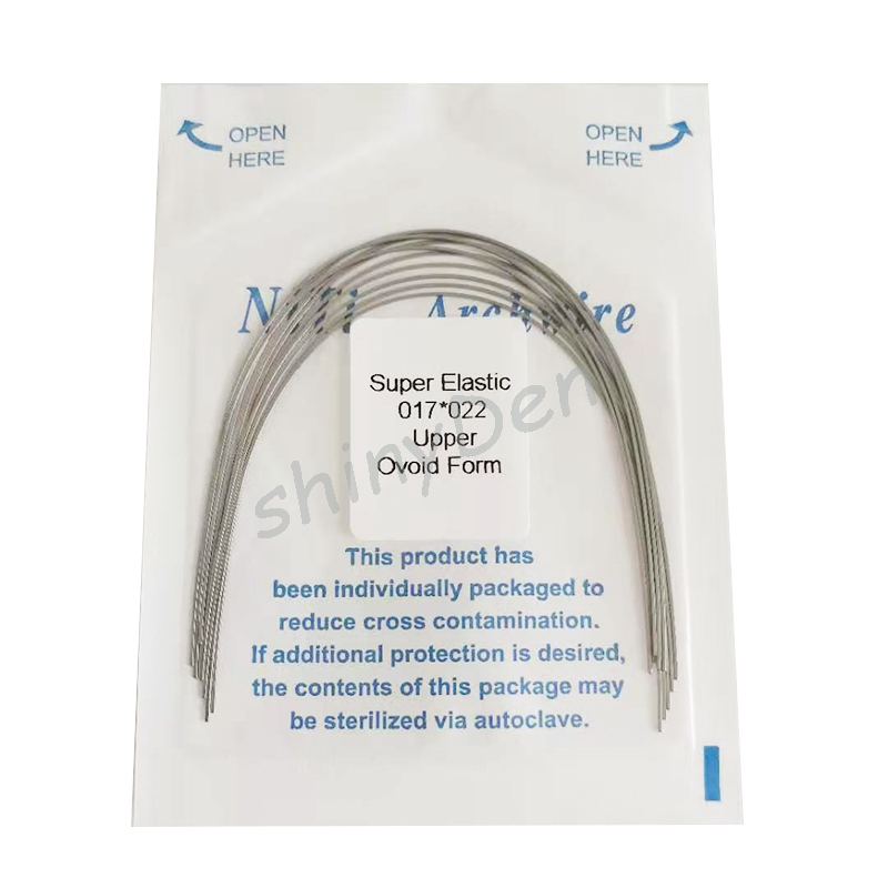 10pcs/pack Orthodontic Niti Archwire Super Elastic Oval Form Upper and