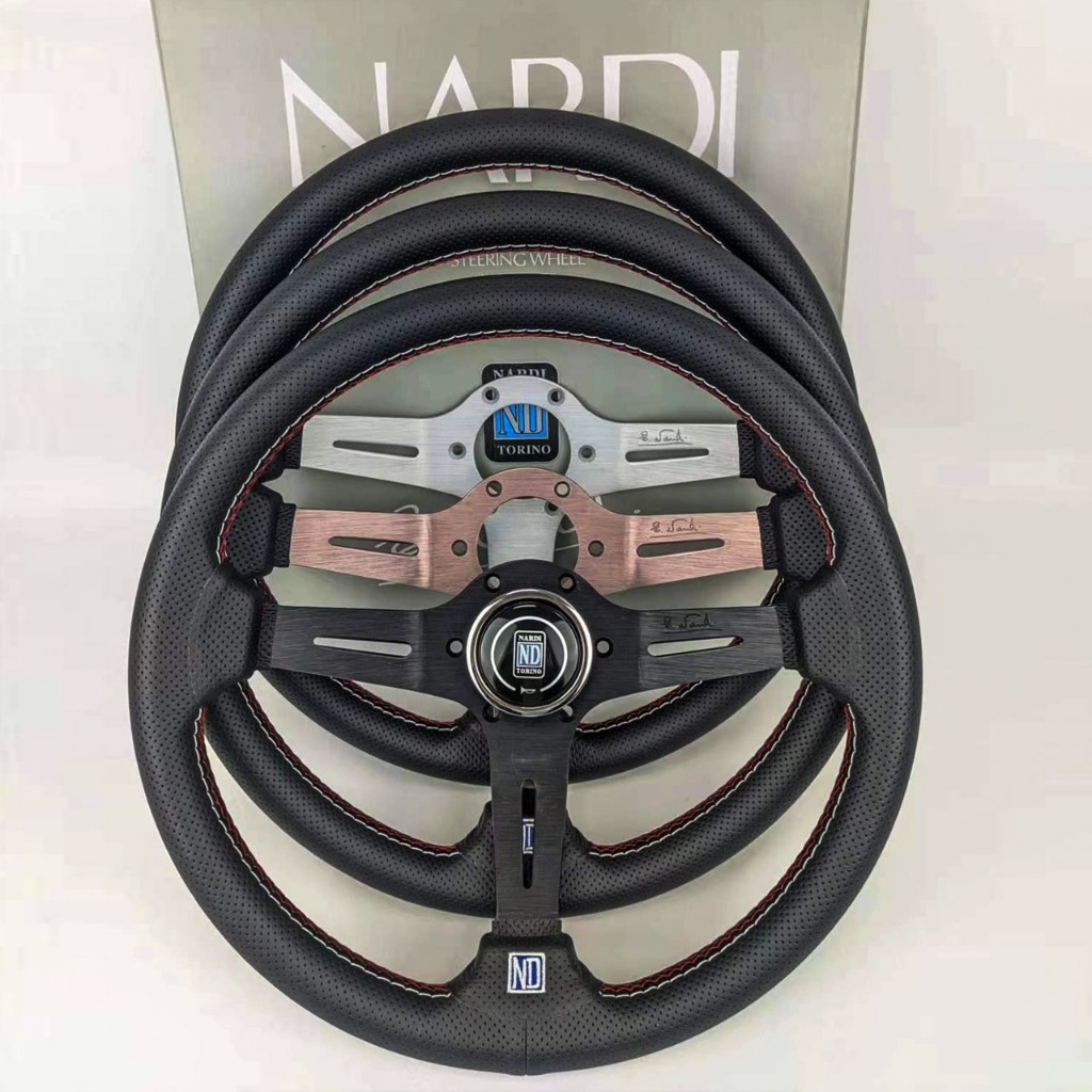 【ITSOK】ND nardi Titanium / Carbon fiber steering wheel 14 inch ...