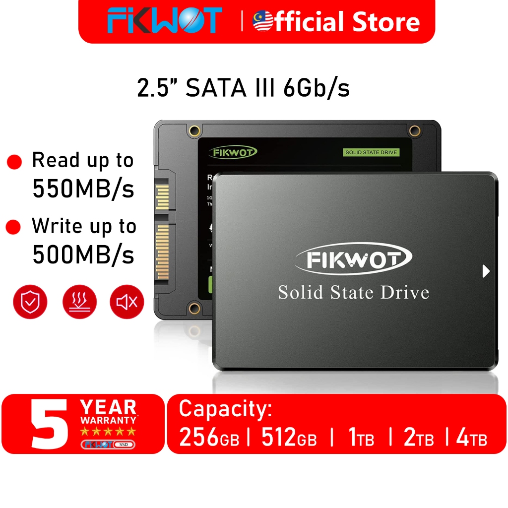 SSD SATA 2.5inch 7mm 4TB FS810 FIKWOT