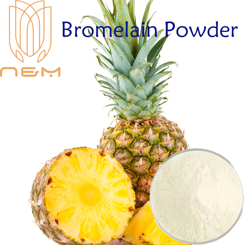 N&M/ Bromelain Powder/ Reduce Swelling, Pain/ Support Whitening, Anti ...