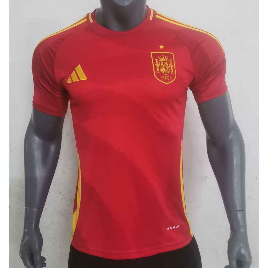 UEFA Euro 2024 Spain home Jersey GAVI MORATA PEDRI fans version men ...