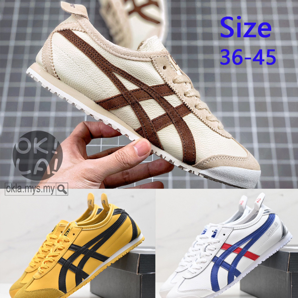 High Quality Premium Tiger MEXICO DELUXE lightweight running shoes Milk ...