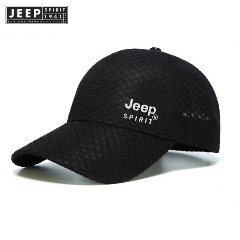 JEEP SPIRIT 1941 ESTD Hat breathable mesh couple baseball cap | Shopee ...