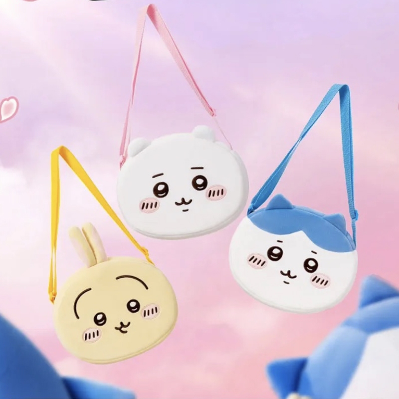 MINISO chiikawa plush crossbody bag usagi Hachiware chiikawa | Shopee ...