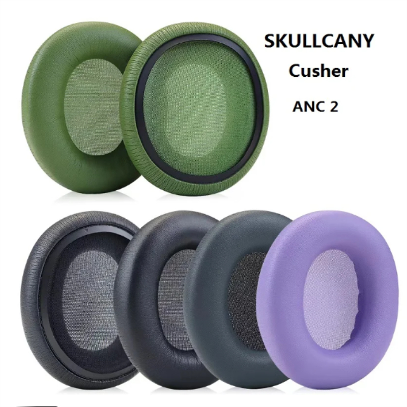 Coussinets D'oreille Pour Casque Skullcandy Crusher ANC 2 - Noirs, Rechange, SODIAL
