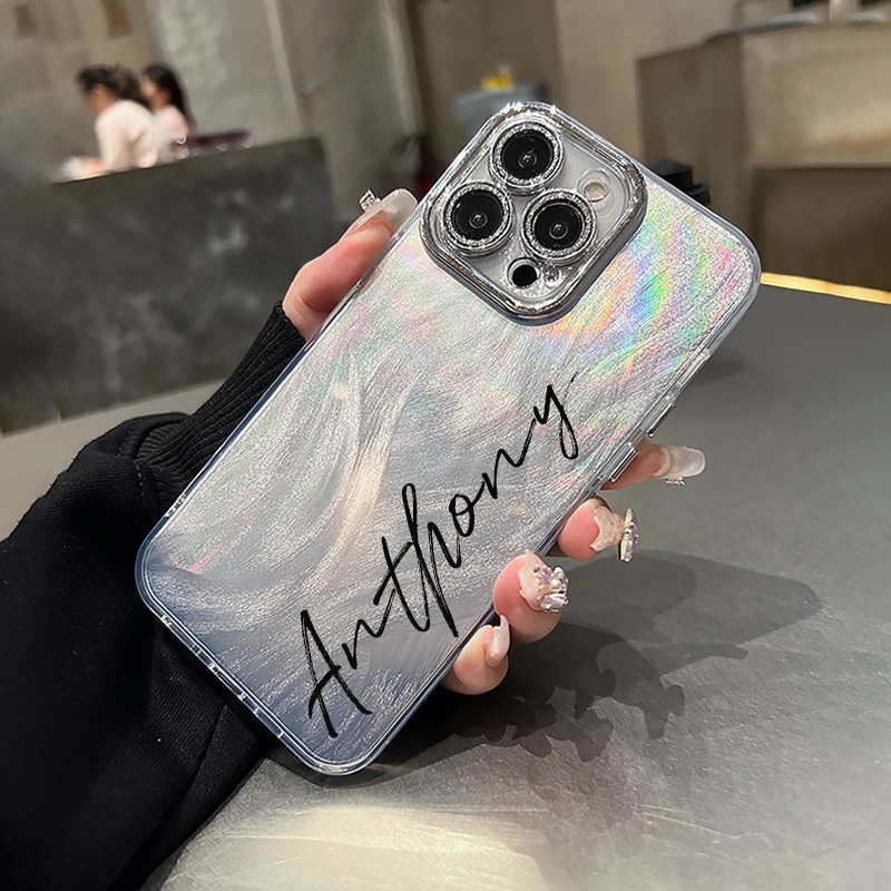 Coque IPhone Paillettes Dégradé – Étui 360° Pour IPhone 15 14 13 12 11 Pro Max 8 7 XR