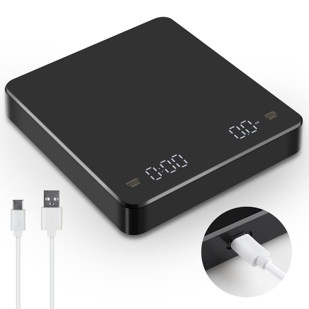ORIA Battery Powered/USB Rechargeable Electronic Scale Hand Coffee ...
