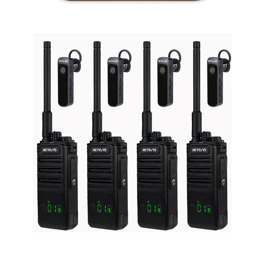Walkie Talkie Retevis RB637 Con Bluetooth - Set Da 6 Radio Ricaricabili Per Hotel E Ristoranti - Foto 5