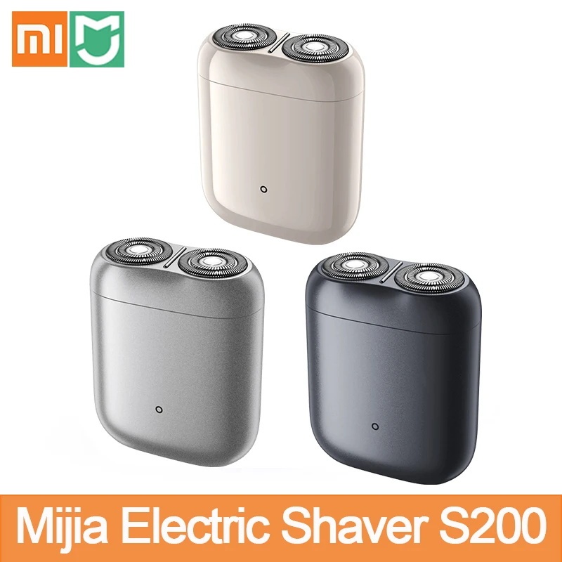 Xiaomi Mijia Electric Shaver S200 Smart Induction Double Ring Curved ...