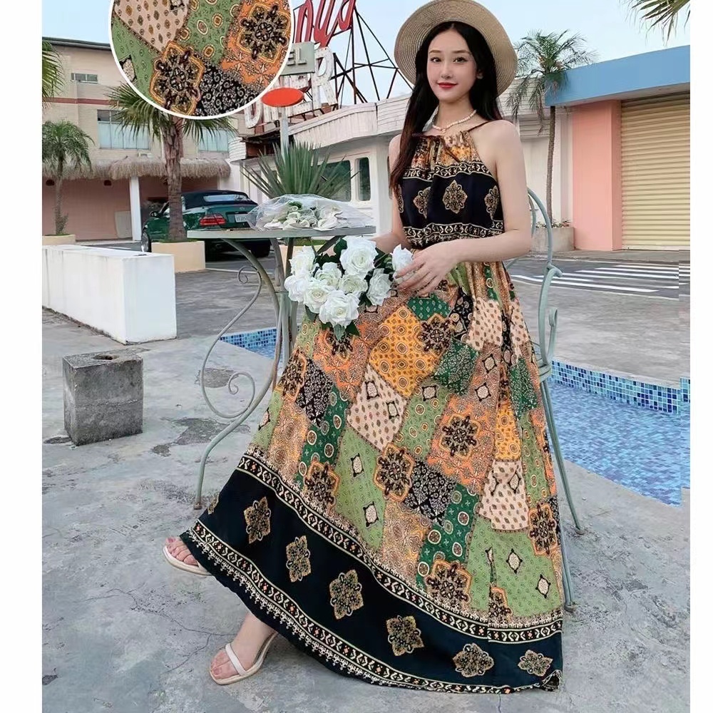 bohemian dress malaysia * And Summer Women'S Fashion Bohemian Style Printed Dresses from Europe And  America