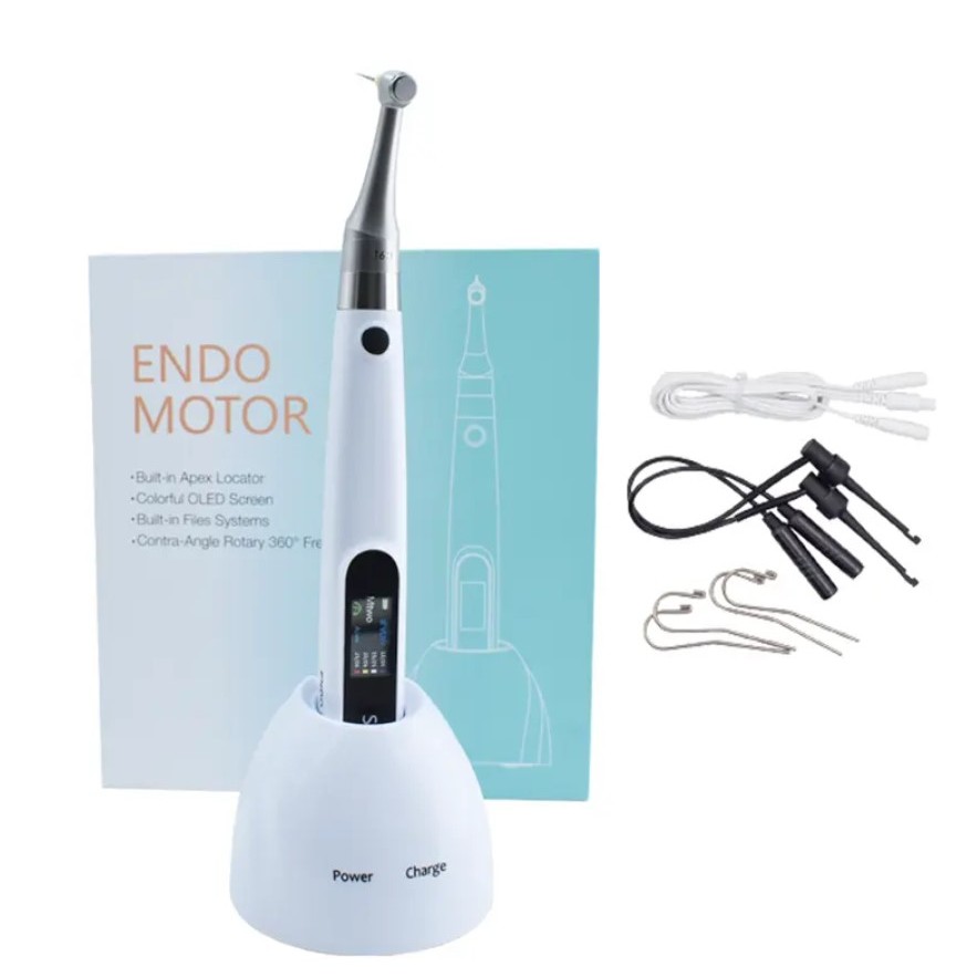 New Endo Motor with Apex Locator 161 Contra Angle with Files Holders