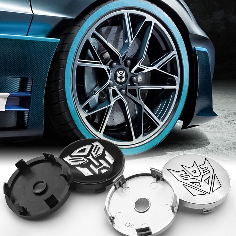 4 pcs 60mm Transformers Emblems Car Wheel Center Cap Covers Hubcaps Car ...