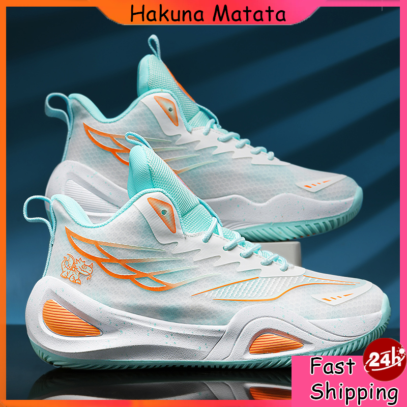 Men's High-Top Basketball Sneakers - Breathable, Non-Slip, Lightweight With Cushioning For Running, Training & Casual Wear-875507