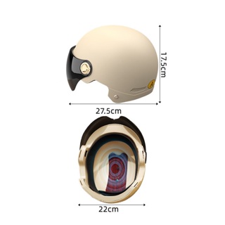 KADAO Electric bike motorcycle helmets half helmet safety mask ...