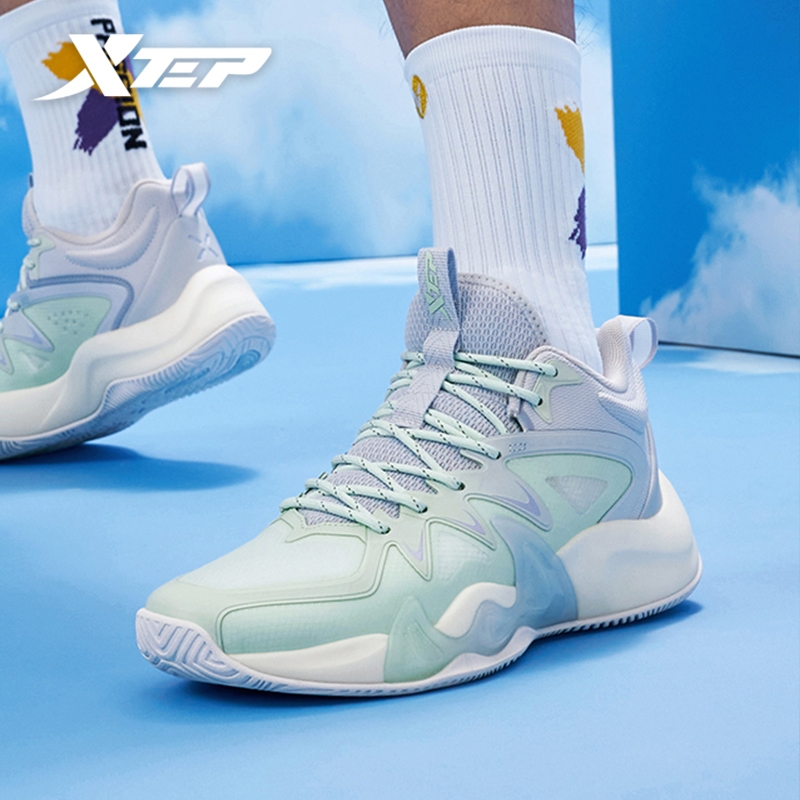 XTEP Mastiff 3.5se Men Basketball Shoes High Top Sport Mesh Breathable Training Sneakers Outdoor Wear Resistant Shopee Malaysia