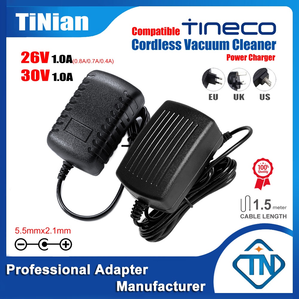 26V 30V 1A 0.8A AC/DC Adapter Charger for Tineco A10 A11 Hero Master ...