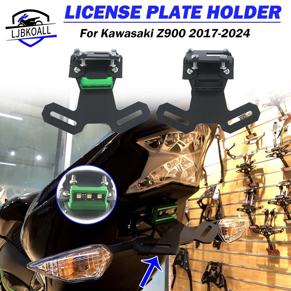 License Plate Tail Tidy Bracket For Suzuki Boulevard M109R (2006-2022) – Fender Eliminator Kit With LED Light