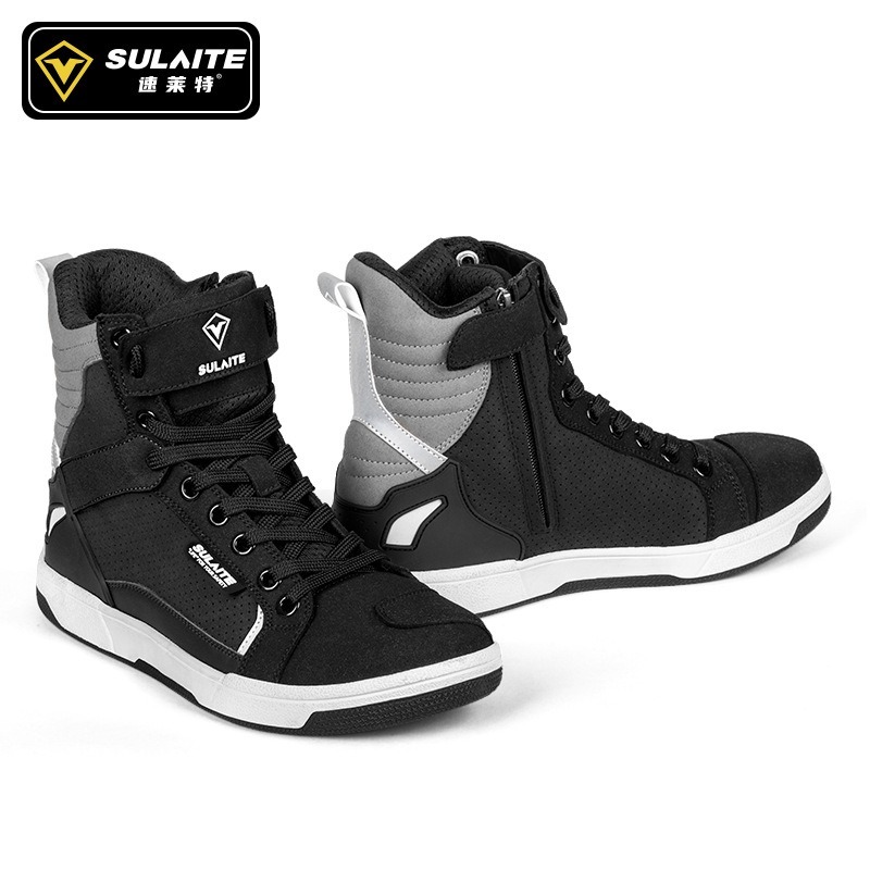 SULAITE SLT-B1 Motorcycle Boots Cycling Shoes Breathable Lightweight ...